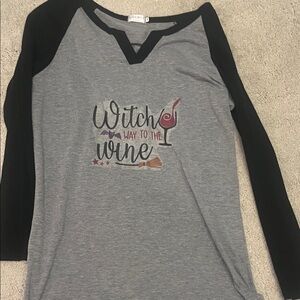 Halloween Shirt: Witch Way to the Wine